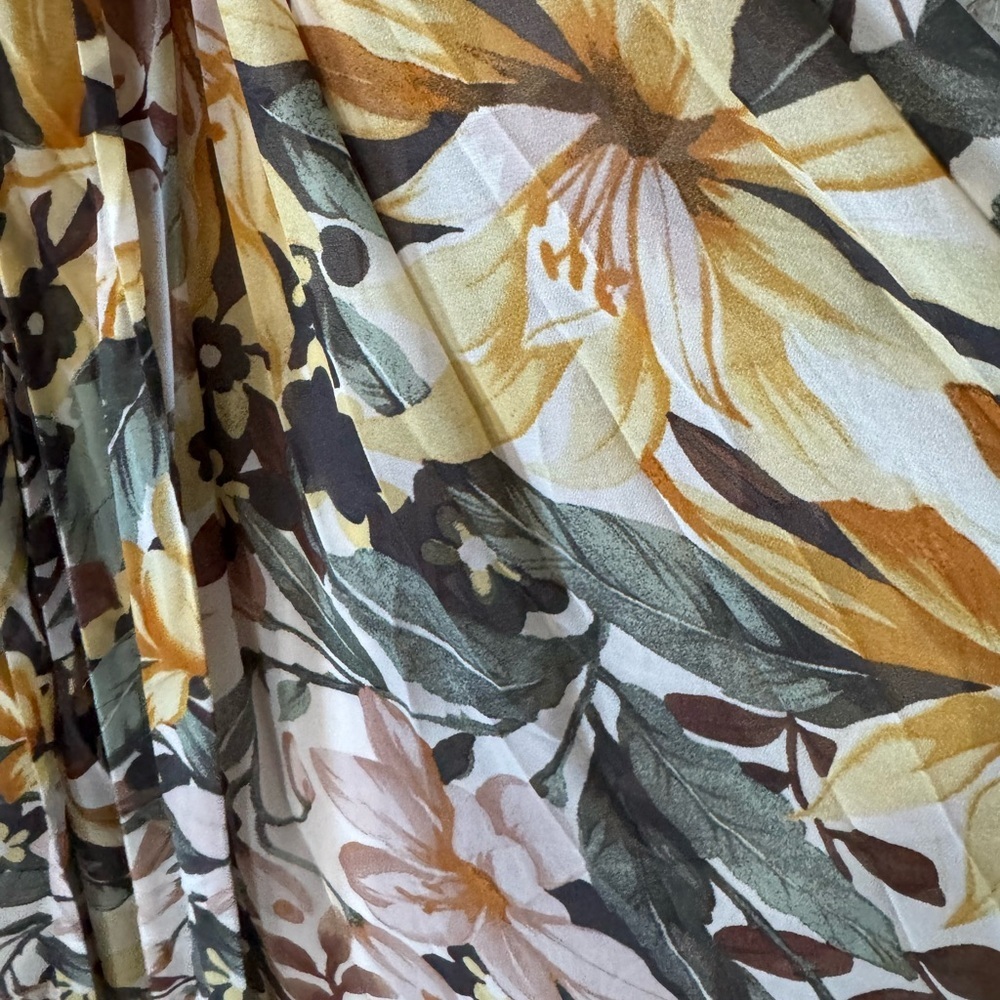 Floral Long Sleeve Maxi Dress Elegant - Picture 5 of 8